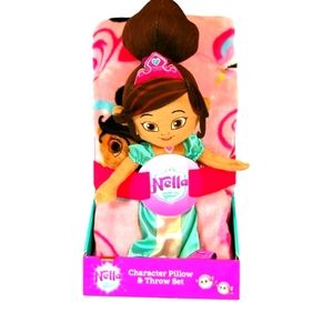 Nickelodeon ~ "Nella The Princess Knight" ~ Throw & Pillow Set